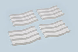 Tamiya - JR Circuit Wave Section, Japan Cup, White (2pcs) - Hobby Recreation Products