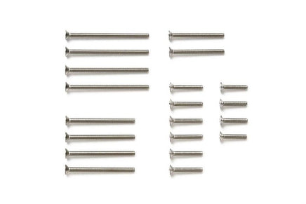 Tamiya - JR Countersunk Screw Set, Stainless Steel - Hobby Recreation Products