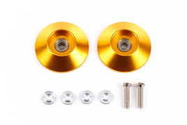 Tamiya - JR HG Aluminum Ball-Race Rollers 19MM Tapered, Ringless Gold - Hobby Recreation Products