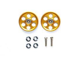 Tamiya - JR HG Aluminum Ball-Race Rollers Lightweight 19MM, Ringless Gold - Hobby Recreation Products