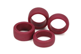 Tamiya - JR Large Diameter Slick Tires, Low Friction, Maroon, 4pcs - Hobby Recreation Products