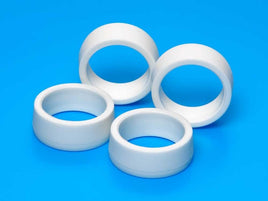 Tamiya - JR Low Profile Offset Tread Tires, Hard, White - Hobby Recreation Products