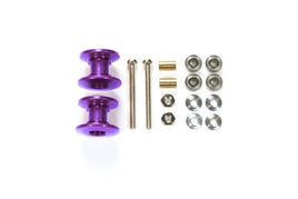 Tamiya - JR LW Double Aluminum Rollers 13-12MM Purple - Hobby Recreation Products