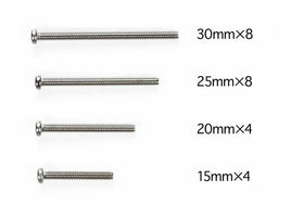 Tamiya - JR Mini Stainless Steel Screw Set - Hobby Recreation Products