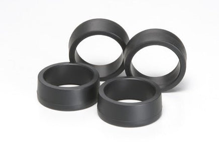 Tamiya - JR Offset Tread Tires, Low Profile, Black (4pcs) - Hobby Recreation Products