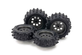 Tamiya - JR Spike Tire & Wheel Set, for EZ Chassis - Hobby Recreation Products