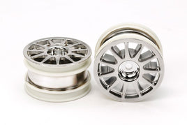 Tamiya - M-Chassis 11 Spoke Wheels, Chrome Plated, 2pcs - Hobby Recreation Products