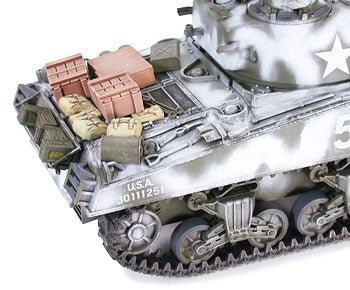 Tamiya - M4A3 Sherman 105mm Howitzer Assault Support Tank Plastic Model Kit - Hobby Recreation Products