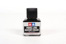 Tamiya - Panel Line Accent Color Black Paint, 40ml Bottle - Hobby Recreation Products