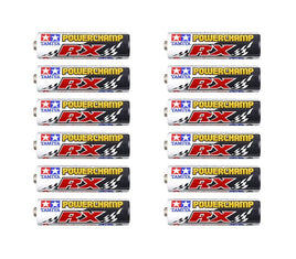 Tamiya - Powerchamp RX AA Alkaline Batteries (12 Pack) - Hobby Recreation Products