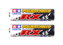 Tamiya - Powerchamp RX AA Alkaline Batteries (2 Pack) - Hobby Recreation Products