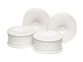 Tamiya - RC 24mm Medium-Narrow White Dish Wheels, Offset 0, 4pcs - Hobby Recreation Products