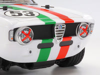 Tamiya - RC Alfa Romeo Giulia Sprint, MB - 01 GTA White Painted Body - Hobby Recreation Products