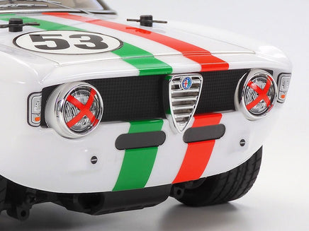 Tamiya - RC Alfa Romeo Giulia Sprint, MB - 01 GTA White Painted Body - Hobby Recreation Products