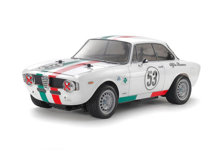 Tamiya - RC Alfa Romeo Giulia Sprint, MB - 01 GTA White Painted Body - Hobby Recreation Products