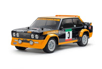 Tamiya - R/C Fiat 131 Abarth Rally MF - 01X Olio Fiat Painted Body - Hobby Recreation Products