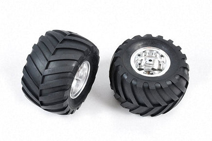 Tamiya - RC Rear Tire / Wheel: 58242 Wild Willy 2000 (L&R, 1pc each) - Hobby Recreation Products