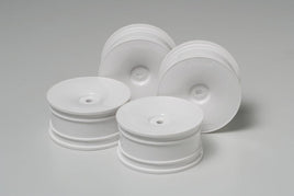 Tamiya - RC White Dish Wheel (4pcs), 26mm Width, 0 Offset - Hobby Recreation Products