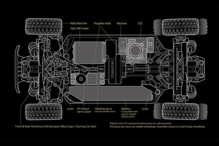 Tamiya - RC XM - 01 Pro Chassis Kit - Hobby Recreation Products