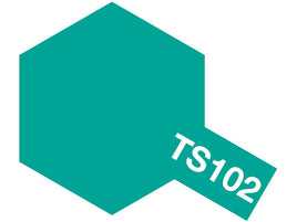 Tamiya - TS-102 Cobalt Green Spray Paint, 100ml Spray Can - Hobby Recreation Products