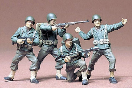 Tamiya - U.S. Army Infantry Men Figures Plastic Model Kit - Hobby Recreation Products