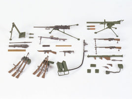 Tamiya - U.S. Infantry Weapons Set Plastic Model Kit, Ca221 - Hobby Recreation Products