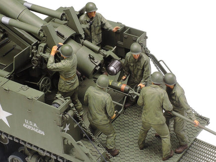 Tamiya - US Self-Propelled 155mm Gun M40 1/35 Plastic Model Kit - Hobby Recreation Products