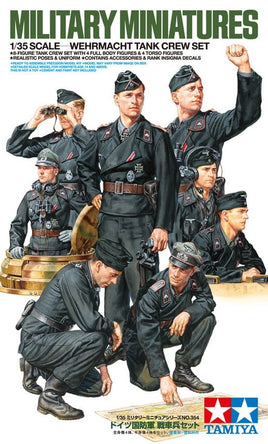 Tamiya - Wehrmacht Tank Crew Plastic Model Kit - Hobby Recreation Products