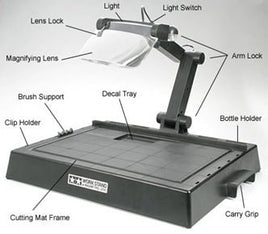 Tamiya - Work Station with Magnifying Lens - Hobby Recreation Products