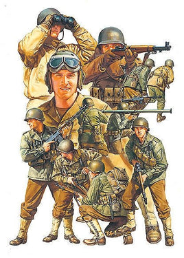 Tamiya - WWII US Army Infantry GI Set 1/48 Plastic Model Kit - Hobby Recreation Products