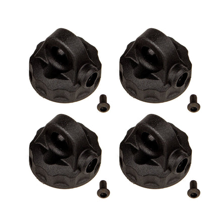 Team Associated - 13mm Shock Caps, B6.4 - Hobby Recreation Products