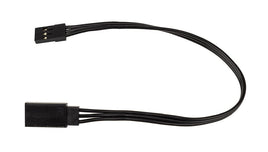 Team Associated - 175mm Servo Wire Extension, Black, (6.89in) - Hobby Recreation Products