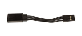 Team Associated - 50mm Servo Wire Extensions, Black, (1.97in) - Hobby Recreation Products