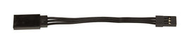 Team Associated - 75mm Servo Wire Extension, Black, (2.95in) - Hobby Recreation Products