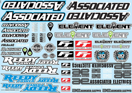 Team Associated - AE Branding Decal Sheet - Hobby Recreation Products
