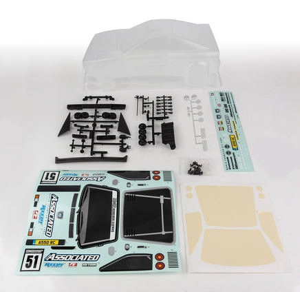 Team Associated - Apex2 Sport, A550 body, Clear - Hobby Recreation Products