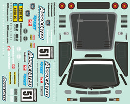 Team Associated - Apex2 Sport, A550 Decal Sheet - Hobby Recreation Products