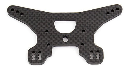 Team Associated - B64 Rear Shock Tower, Woven Carbon Fiber - Hobby Recreation Products