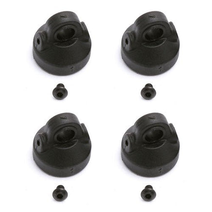 Team Associated - Bleeder Shock Caps, 1/10, for RC10 Team Car - Hobby Recreation Products
