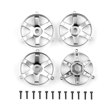 Team Associated - DC10 FT Adjustable Wheel Face Plate, Silver - Hobby Recreation Products