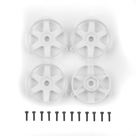 Team Associated - DC10 FT Adjustable Wheel Face Plate, White - Hobby Recreation Products