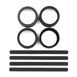 Team Associated - DC10 FT Adjustable Wheel Rims, Black - Hobby Recreation Products