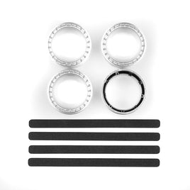 Team Associated - DC10 FT Adjustable Wheel Rims, Silver - Hobby Recreation Products