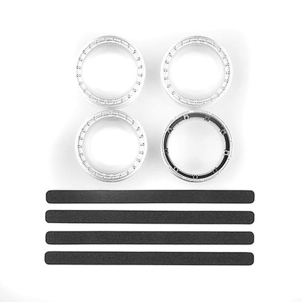 Team Associated - DC10 FT Adjustable Wheel Rims, White - Hobby Recreation Products