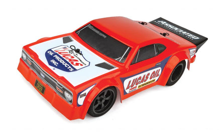 Team Associated - DR28 Lucas Oil Drag Race Car RTR, 1/28 Scale 2WD with Battery and Charger - Hobby Recreation Products