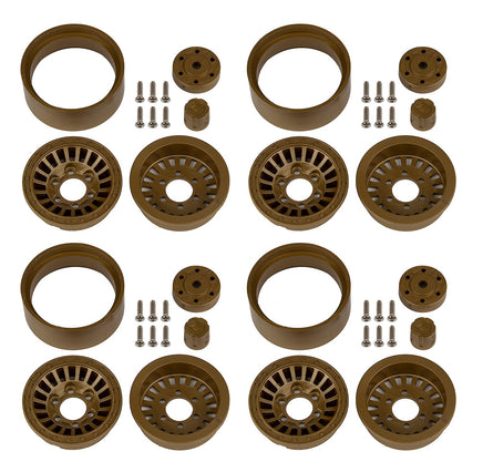 Team Associated - Enduro Urbine Wheels, 1.55", Bronze Color - Hobby Recreation Products