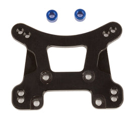 Team Associated - Factory Team 1:14 Front Shock Tower, Black Aluminum, for Reflex - Hobby Recreation Products
