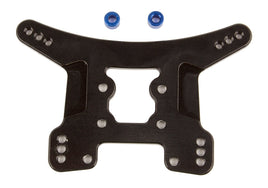 Team Associated - Factory Team 1:14 Rear Shock Tower, Black Aluminum, for Reflex - Hobby Recreation Products
