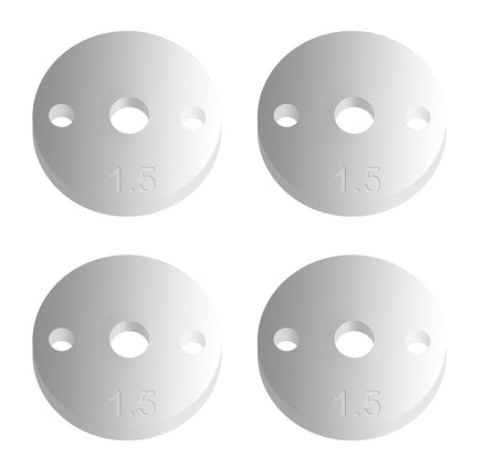 Team Associated - Factory Team 12mm Pistons V2, 2x1.5mm, Flat - Hobby Recreation Products