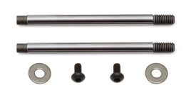 Team Associated - Factory Team 3X23 Shock Shafts (2), V2, Chrome - Hobby Recreation Products